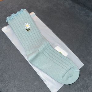 Halara daisy blue socks